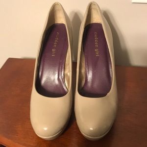 Nude Color Platform Heels by Madden Girl
